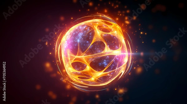 Obraz Technology abstract graphic poster web page PPT background, technology background