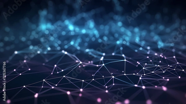 Obraz Technology abstract graphic poster web page PPT background, technology background