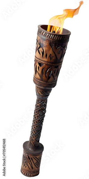 Obraz Tiki torch, PNG graphic resource
