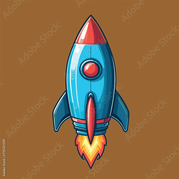 Obraz rocket in space