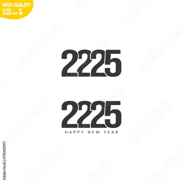 Obraz Creative Happy New Year 2225 Logo Design