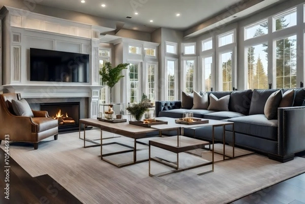 Obraz modern living room