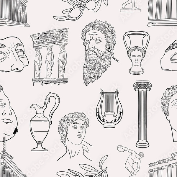 Obraz GREECE PATTERN