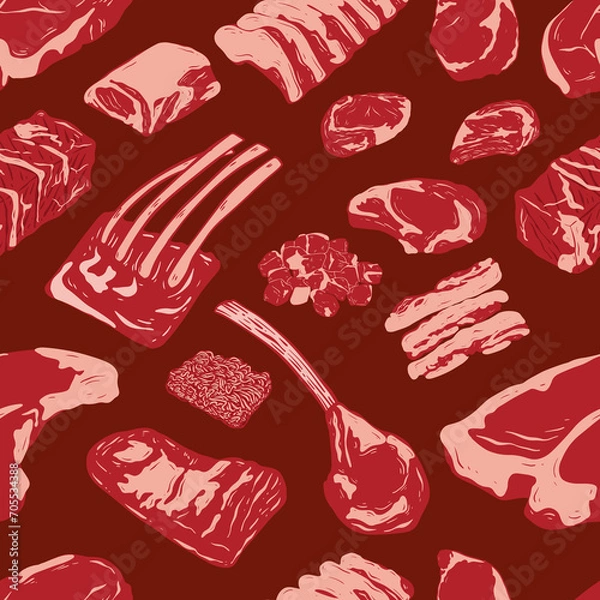 Obraz MEAT PATTERN