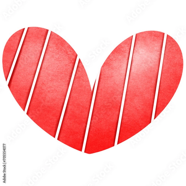 Obraz Red heart in Valentine's Day
