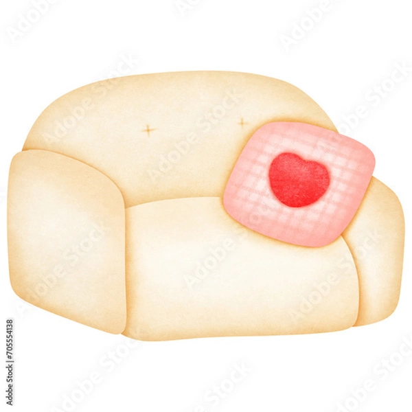 Obraz sofa in Valentine's Day