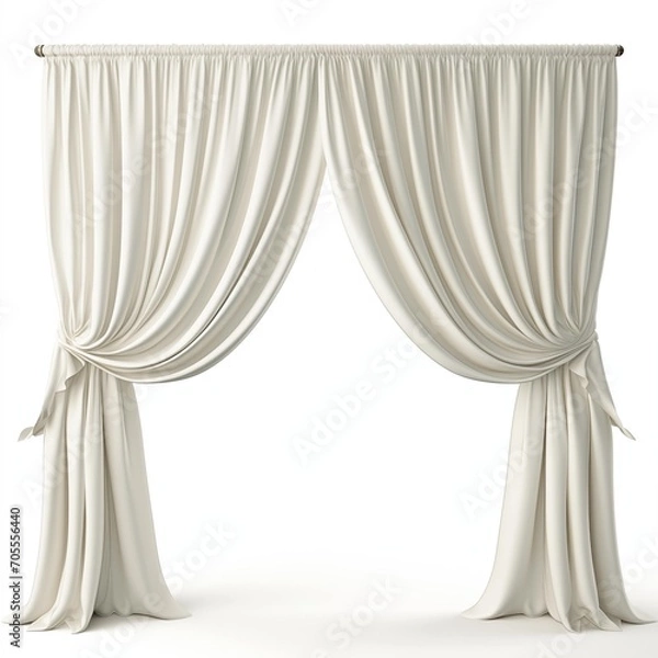 Fototapeta White Curtains