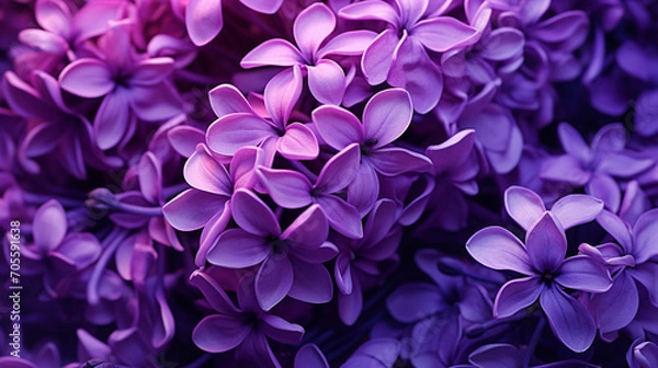 Obraz purple flowers