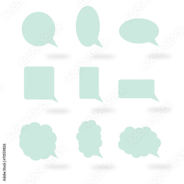 Obraz Speech Bubble Set