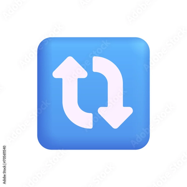 Fototapeta Clockwise Vertical Arrows