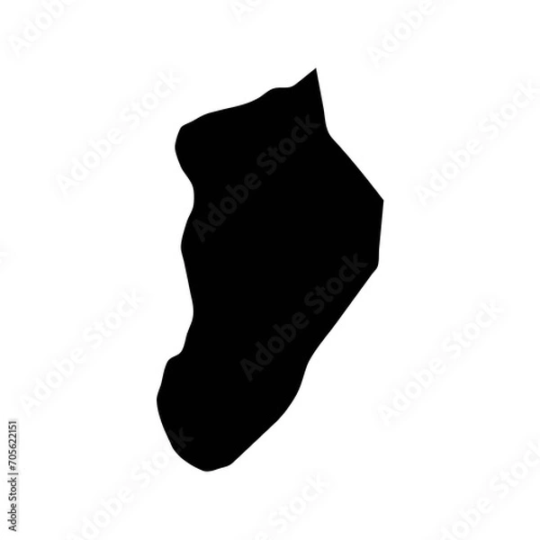 Fototapeta Putrajaya map, administrative division of Malaysia. Vector illustration.
