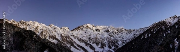 Obraz 快晴の空と北アルプス