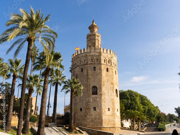 Obraz Torre del oro, Sevilla