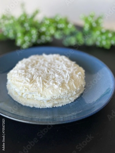 Fototapeta Torta de Tapioca com coco