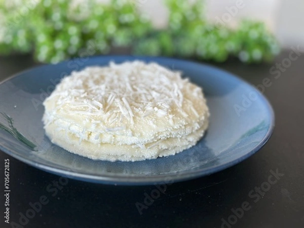 Fototapeta Torta de Tapioca com coco