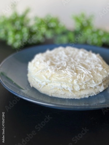 Fototapeta Torta de Tapioca com coco