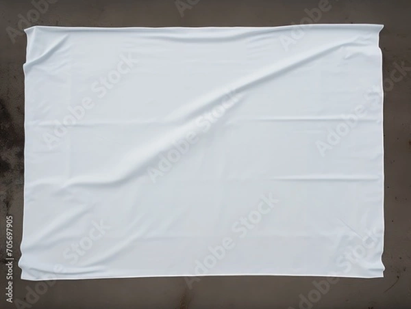 Obraz Vibrant Customizable Flag Mockup for Events and Promotions - AI Generated
