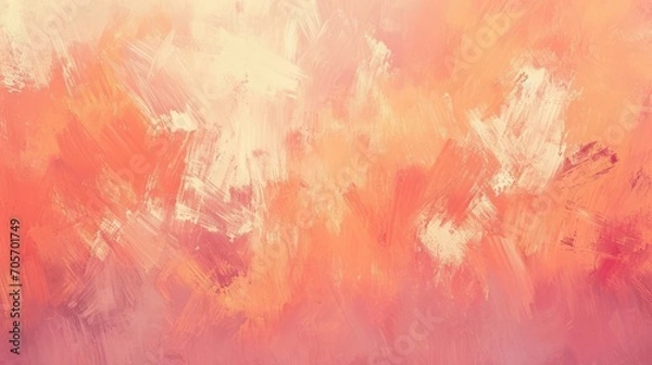 Fototapeta Abstract background in pastel colors with brush strokes texture