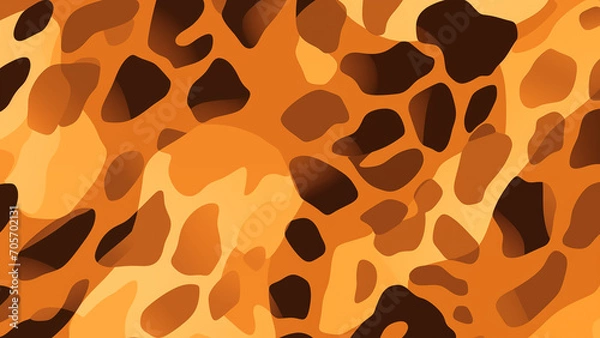 Fototapeta Cartoon Safari: The Leopard’s Pattern