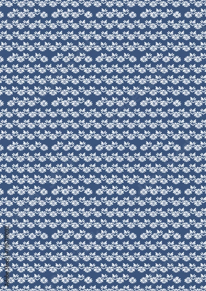 Obraz classic wallpaper seamless vintage flower pattern on green background