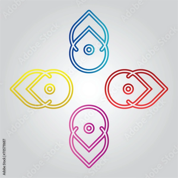 Obraz Beautiful vector illustration