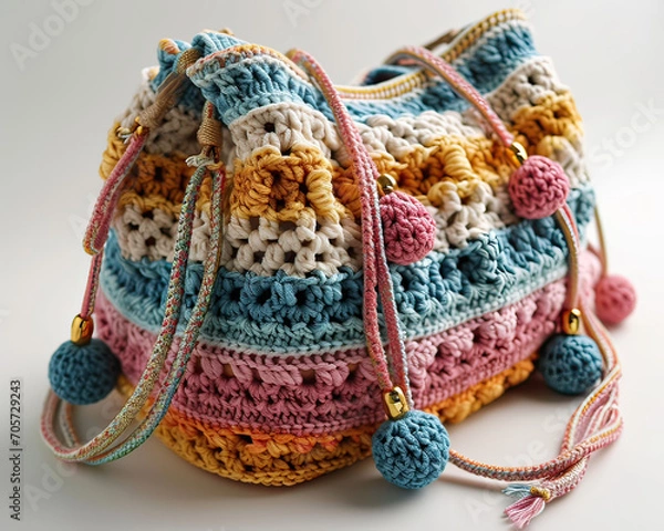 Obraz Chrocet in bag shape. dressed up