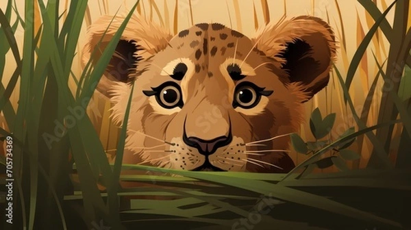 Obraz The Young Cheetah's Gaze