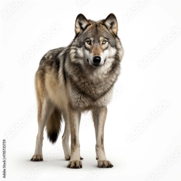 Obraz A wolf looking at the camera
