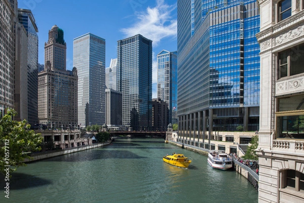 Obraz Chicago River View