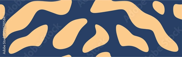 Fototapeta Vector design, background template shape illustration. Modern geometrical abstract illustration with staves. Vector Beach illustration. Seamless.