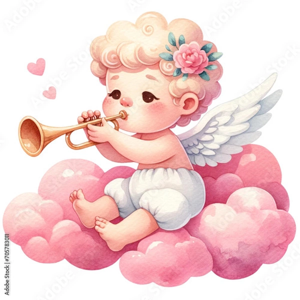 Obraz Cupid on Valentine's Day