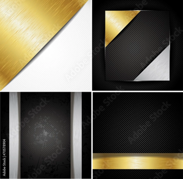 Obraz Set backgrounds