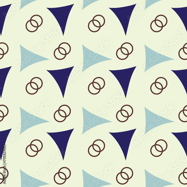 Obraz Background of vector art with seamless lines pattern