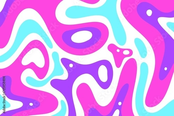 Obraz abstract background with liquid shapes