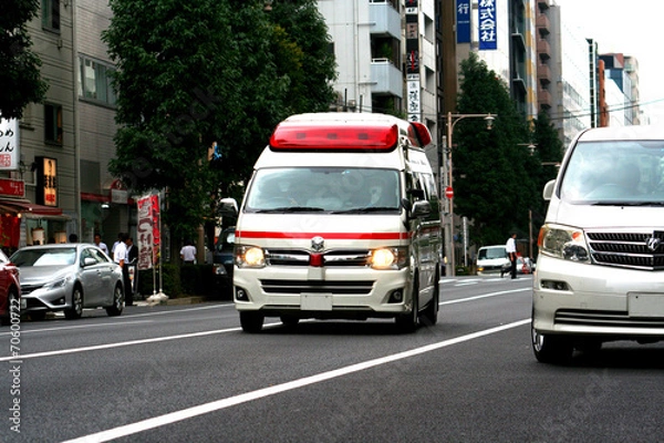 Obraz 救急車走行シーン