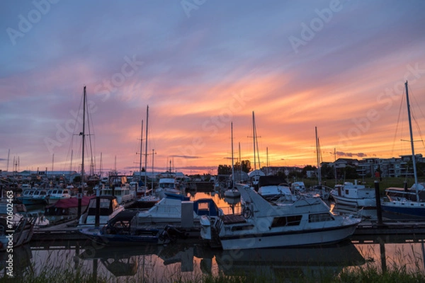 Fototapeta Marina At Sunset
