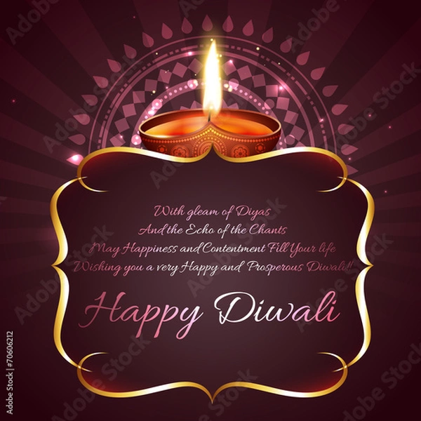 Obraz Diwali background with space for your text