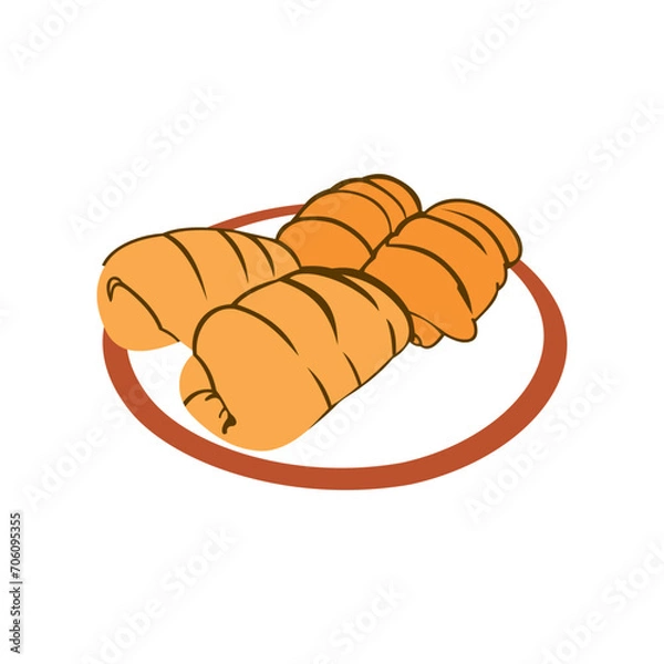 Fototapeta Make a Professional Bread Vector