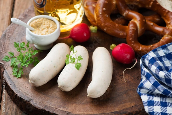 Obraz bavarian white sausage