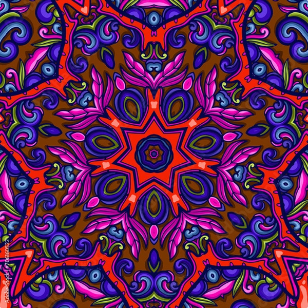 Fototapeta 	
Wallpaper vintage detailed and beautiful mandala pattern background premium vector