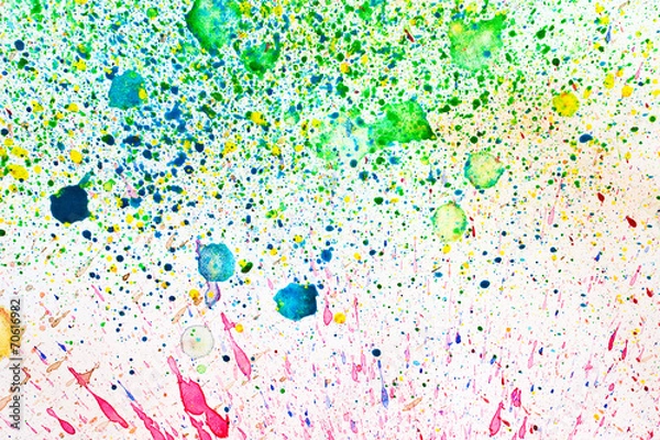 Fototapeta kreative Farbkleckserei