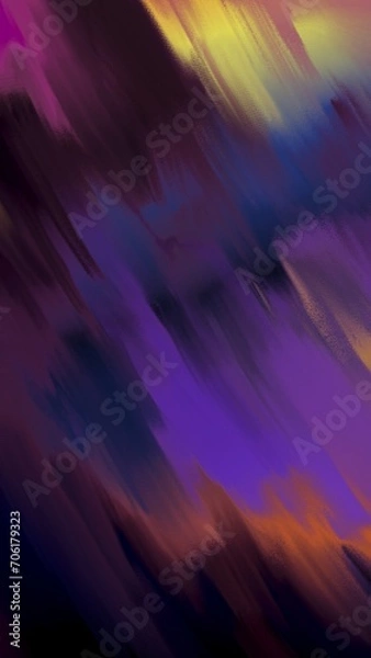 Fototapeta Abstract paint brush background gennerative AI illustrations