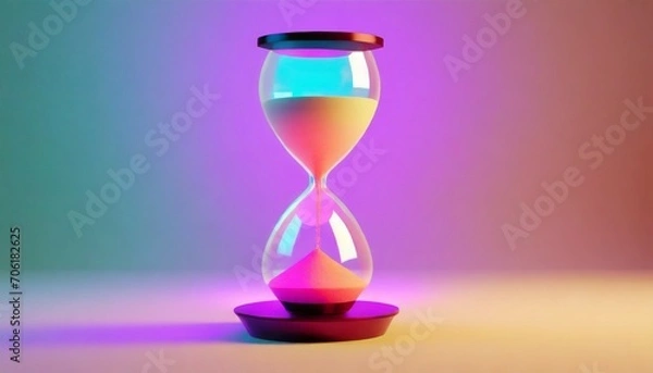 Obraz カラフルな砂時計