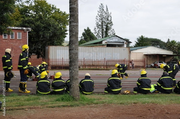 Obraz Pompiers sud africains