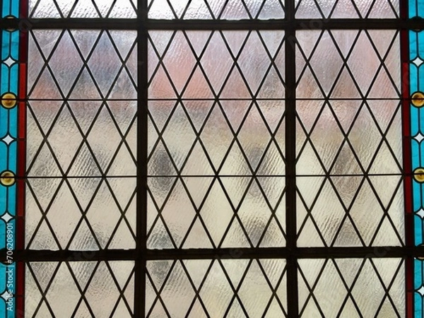 Obraz Pattern with glass background 