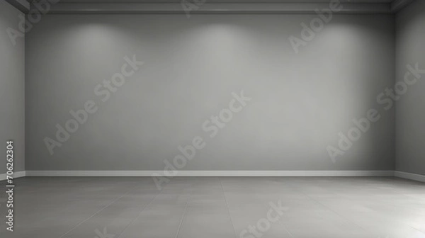 Obraz Gray empty room studio gradient used for background and display your product