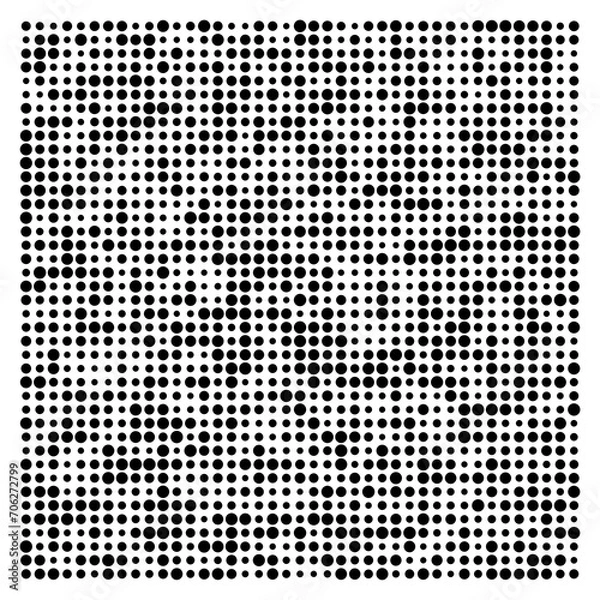 Fototapeta black and white dots