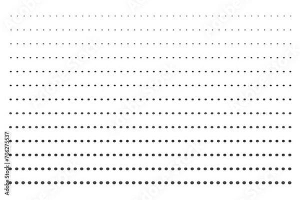 Obraz Halftone dots. Halftone effect. Halftone pattern. Vector halftone dots. Dots on the white background