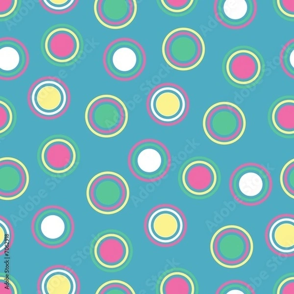 Fototapeta Bright Polka Dots