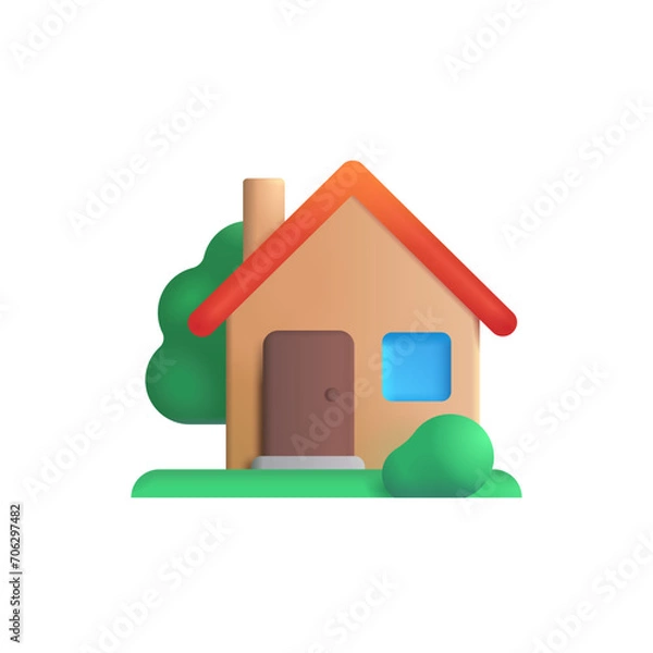 Obraz House with Garden